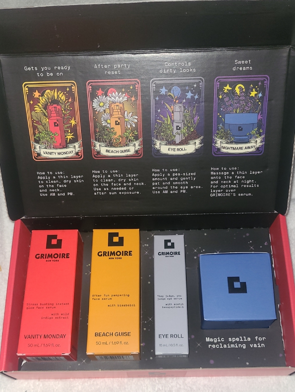 NWT Grimoire Skincare Cream And Serum Set
